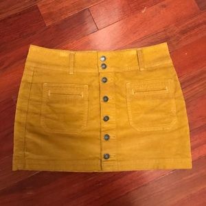 Free people corduroy skirt